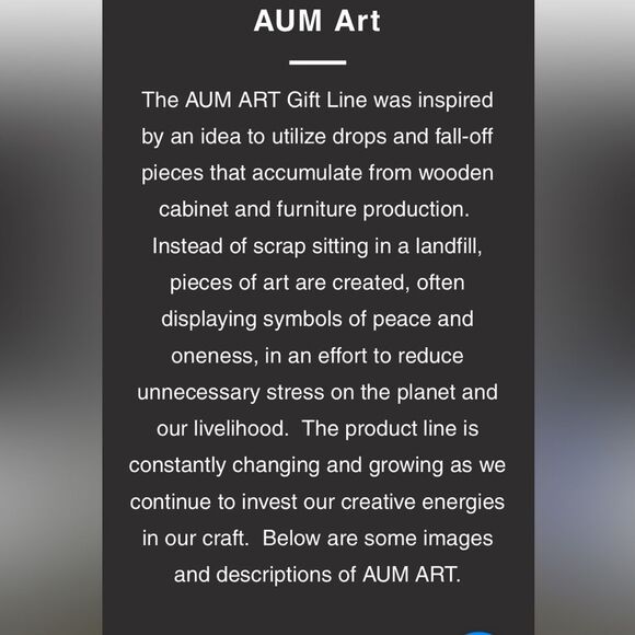 AUM Wood Products Large Finger Labyrinth Mindfulness Meditation Awakening Prayer - Picture 8 of 9